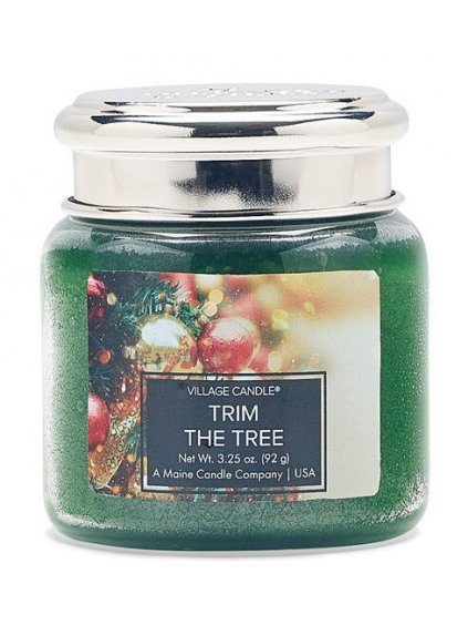 Vonná svíčka Village Candle Trim The Tree  zdobení vánočního stromku, 92 g