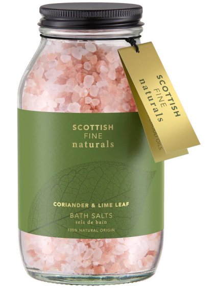 Sůl do koupele Scottish Fine Soaps Coriandr & Lime Leaf  koriandr a limetkový list, 500 g