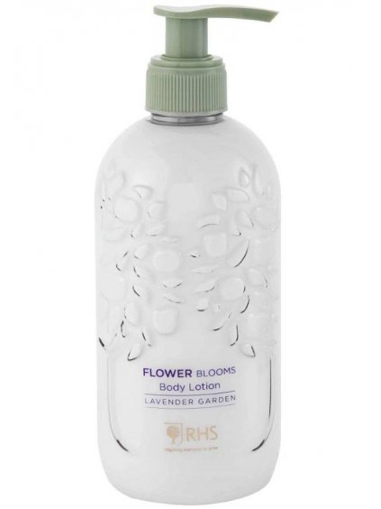 Tělové mléko Heathcote & Ivory Flower Blooms Lavender Garden  levandule, eukalyptus, rozmarýn, 300 ml