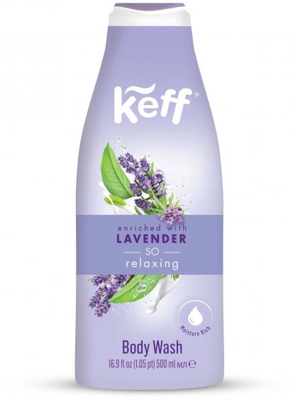 Sprchový gel Keff Lavender – levandule  500 ml