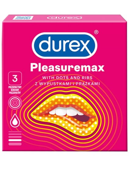 Kondomy Durex Pleasuremax, 3 ks