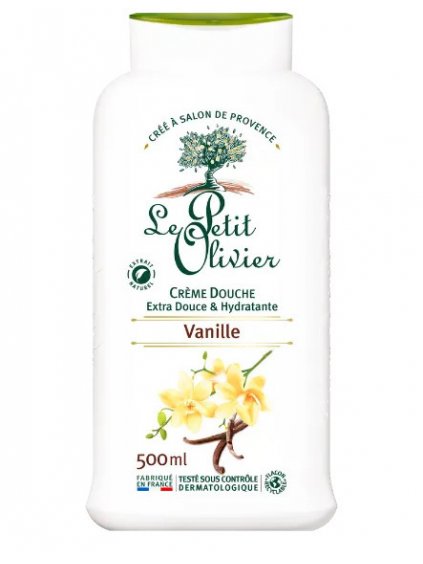 Sprchový krém Le Petit Olivier Vanille  vanilka, 500 ml