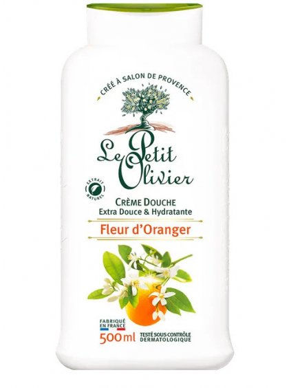Sprchový krém Le Petit Olivier Fleur d'Oranger  pomerančový květ, 500 ml