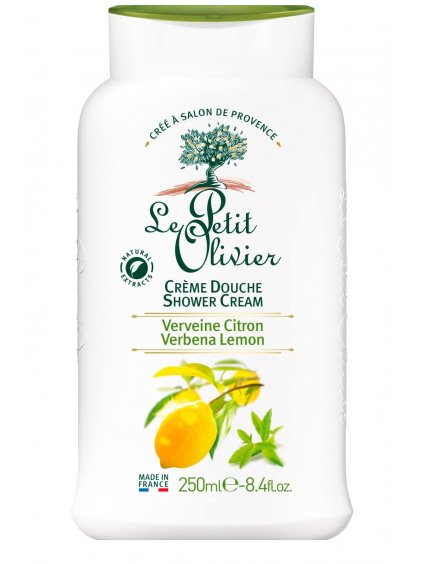 Sprchový krém Le Petit Olivier Verveine Citron  verbena a citron, 250 ml