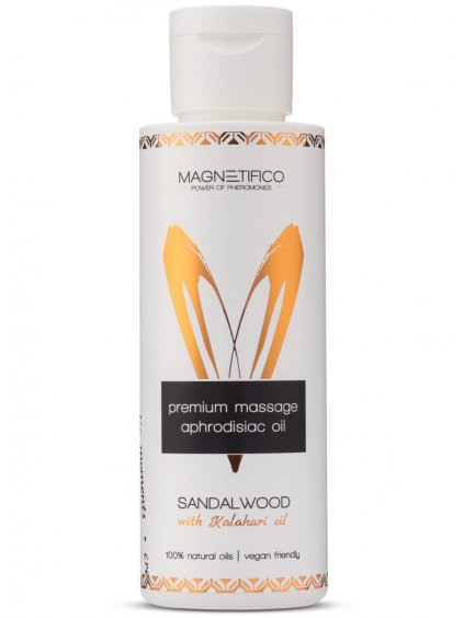 Masážní afrodiziakální olej Sandalwood  100 ml