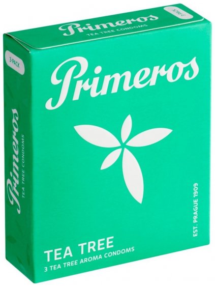 Kondomy Primeros TEA TREE – s vůní čajovníku australského  3 ks