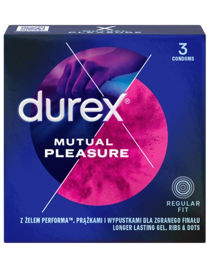 Kondomy Durex Mutual Pleasure, 3 ks