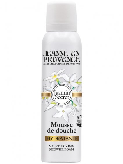 Hydratační sprchová pěna Jeanne en Provence Jasmin Secret  jasmín, 150 ml