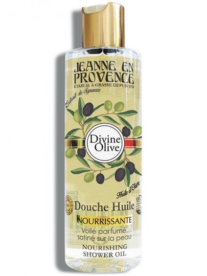Vyživující sprchový olej Jeanne en Provence Divine Olive  olivy, 250 ml