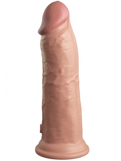 Realistický vibrátor s přísavkou King Cock Elite Dual Density 8"