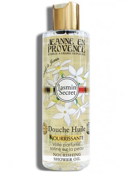 Vyživující sprchový olej Jeanne en Provence Jasmin Secret  jasmín, 250 ml