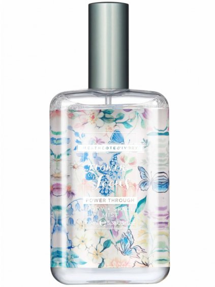 Sprej na tělo a do prostoru Heathcote & Ivory Flower of Focus  100 ml