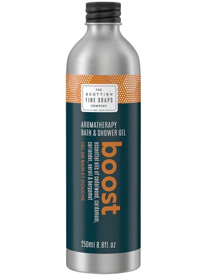 Aromaterapeutický sprchový gel Scottish Fine Soaps Boost  250 ml