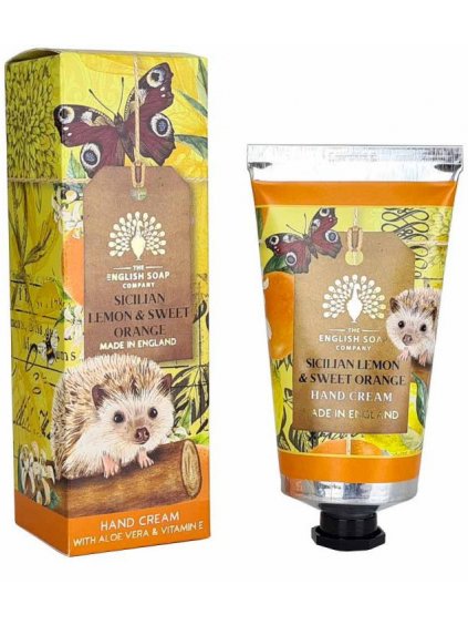 Krém na ruce English Soap Company Sicilian Lemon & Sweet Orange  sicilský citron a pomeranč, 75 ml