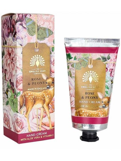 Krém na ruce English Soap Company Rose & Peony  růže a pivoňka, 75 ml