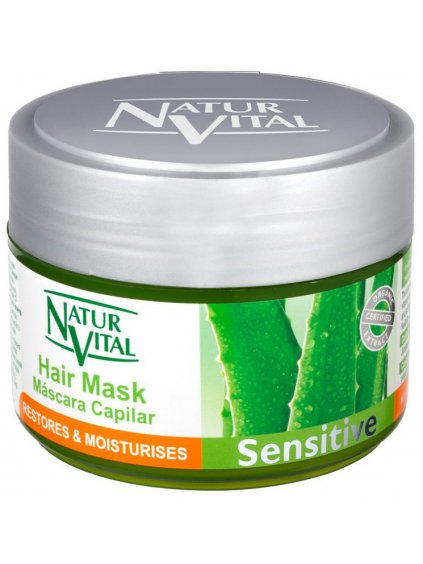 Maska na vlasy pro obnovu a hydrataci NaturVital Sensitive  300 ml