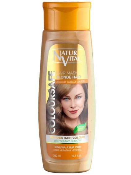 Maska na přirozeně blond a barvené vlasy NaturVital Coloursafe  300 ml