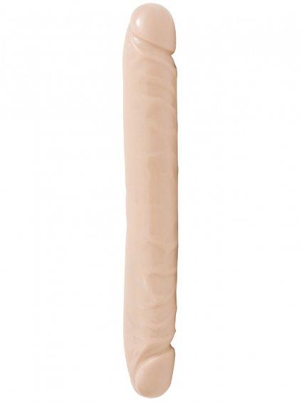 Oboustranné dildo Jr. Veined Double Header 12"  tělové