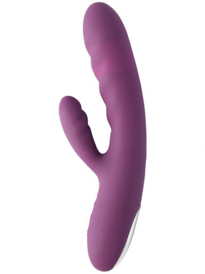 Přirážecí vibrátor s králíčkem Svakom Avery Lilac