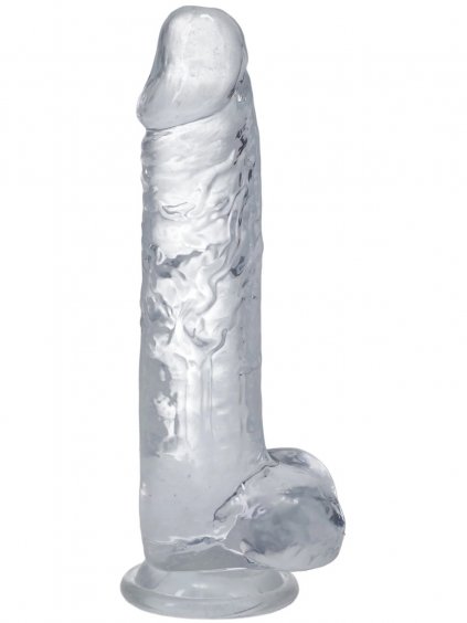 Realistické dildo s varlaty a přísavkou Big Dick in a Bag 8"