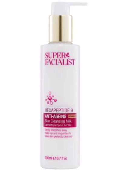 Čisticí mléko proti vráskám s hexapeptidem 9 Super Facialist  200 ml