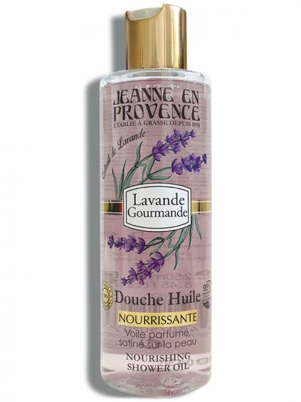 Vyživující sprchový olej Jeanne en Provence Lavande Gourmande  levandule, 250 ml