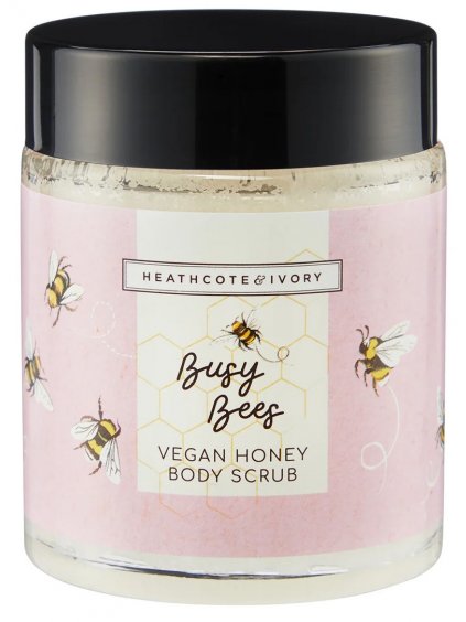 Tělový peeling Heathcote & Ivory Busy Bees  růže a med, 110 g