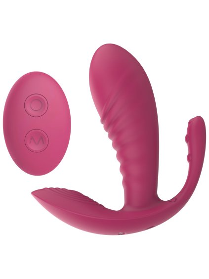 Trojitý vibrátor s dálkovým ovladačem Essentials Triple Pleasure Vibe