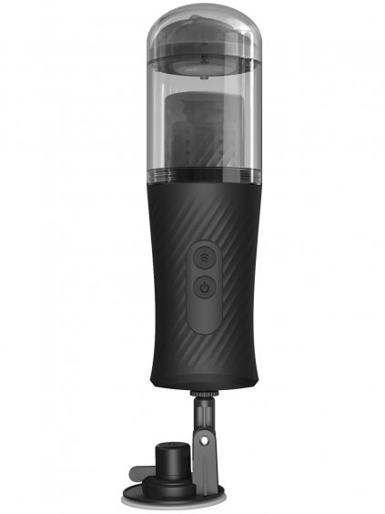 Přirážecí a mluvicí masturbátor s přísavkou Dorcel Thrust Blow