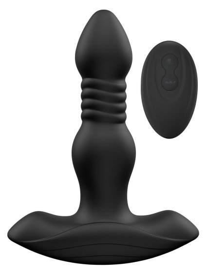 Přirážecí a vibrační anální kolík s dálkovým ovladačem Dorcel Deep Stormer