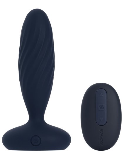 Interaktivní přirážecí vibrační kolík Svakom Jordan Navy Blue