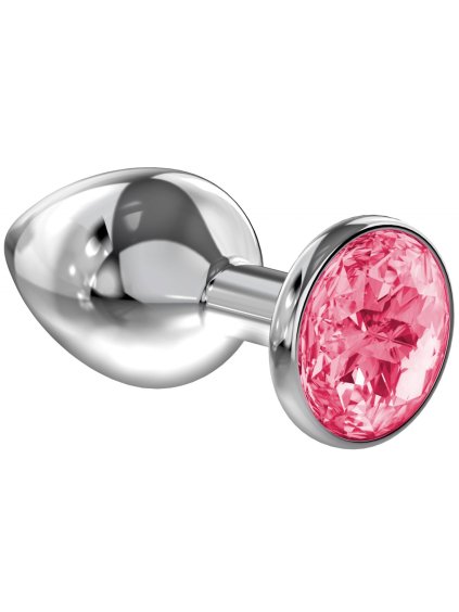 Anální kolík se šperkem Diamond Sparkle Large  různé barvy