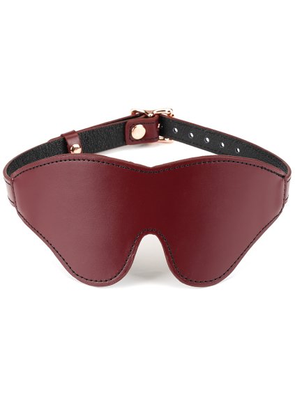 Kožená maska na oči Liebe Seele Wine Red