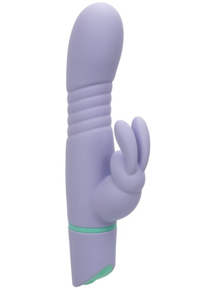 Přirážecí vibrátor s králíčkem Thrusting Bunny