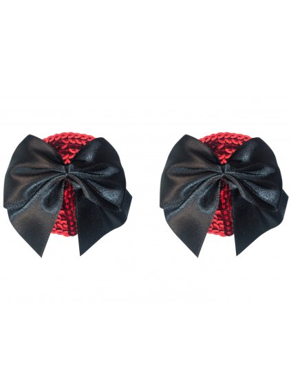 Samolepky na bradavky Burlesque Blaze Black