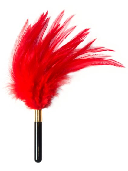 Šimrátko Burlesque Plume Red