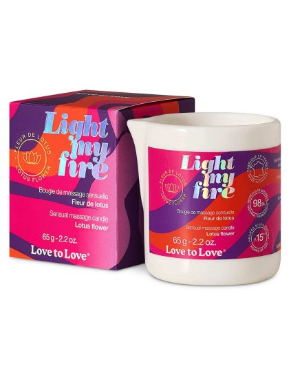 Masážní svíčka Light My Fire Lotus flower  65 g