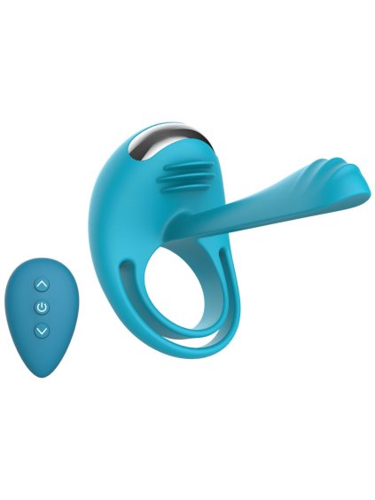 Párový vibrátor s kroužkem na penis Passionate Joy Stick