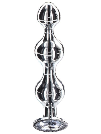 Anální kuličky se šperkem Diamond Star Beads Small
