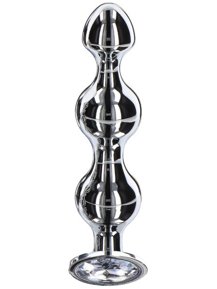 Anální kuličky se šperkem Diamond Star Beads Large