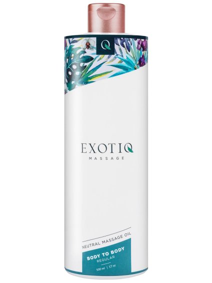 Masážní olej Exotiq Body To Body  500 ml