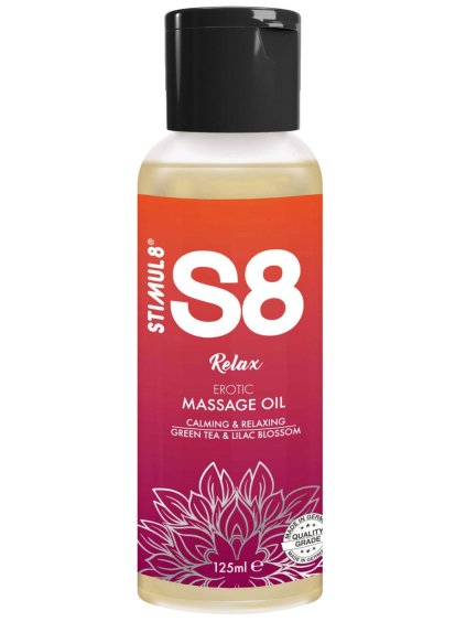 Masážní olej S8 Relax, 125 ml