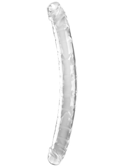 Oboustranné dildo King Cock Clear 18"