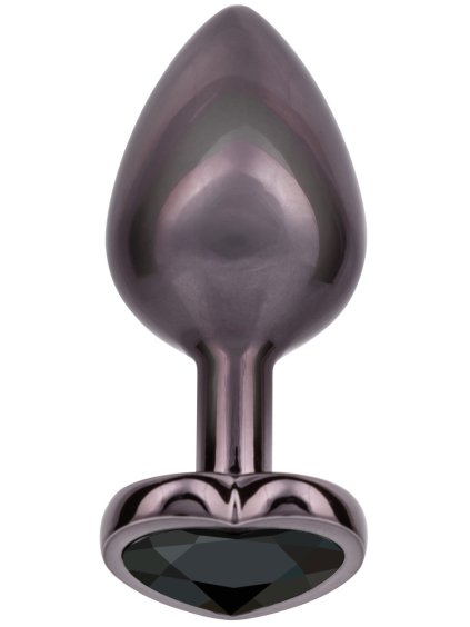 Kovový anální kolík se srdíčkem Jewel Large