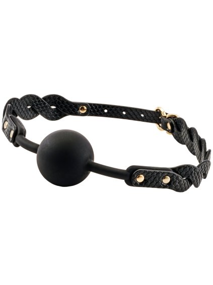 Pletený roubík s kuličkou Guilty Pleasure