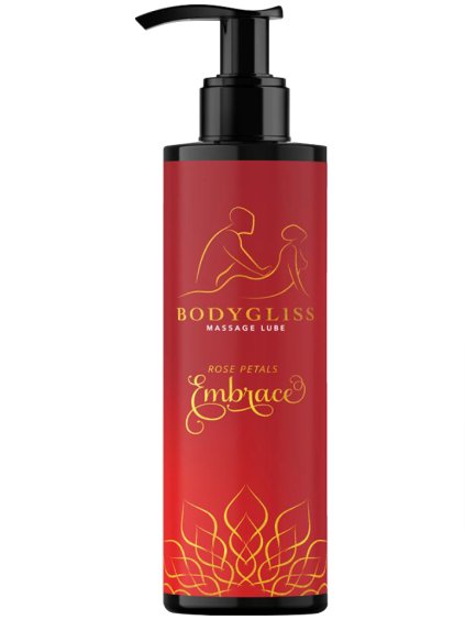 Masážní a lubrikační gel Rose Petals Embrace  150 ml