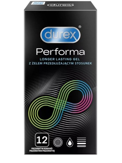 Kondomy pro oddálení ejakulace Durex Performa  12 ks