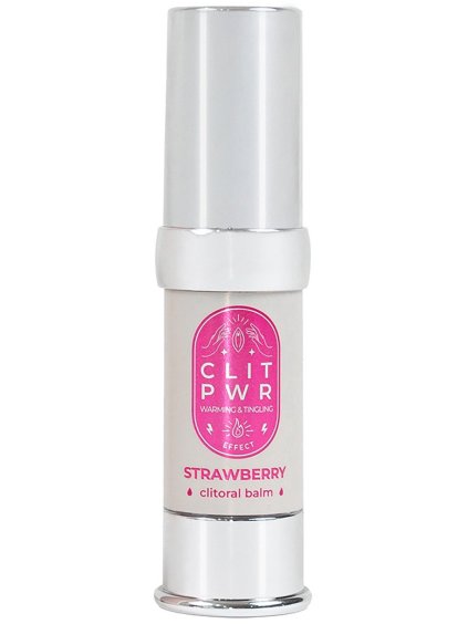 Stimulační balzám na klitoris Clit Pwr Strawberry  15 ml