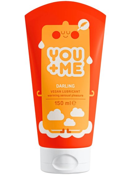 Hřejivý vodní lubrikační gel YOU+ME Darling  150 ml