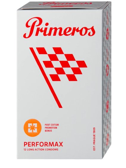 Kondomy pro delší výkon Primeros PERFORMAX  12 ks